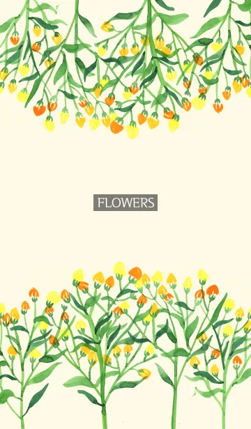 [LINE着せ替え] water color flowers_209の画像1