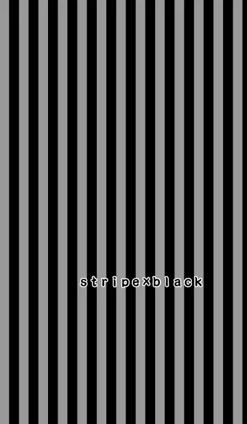 [LINE着せ替え] stripe×blackの画像1