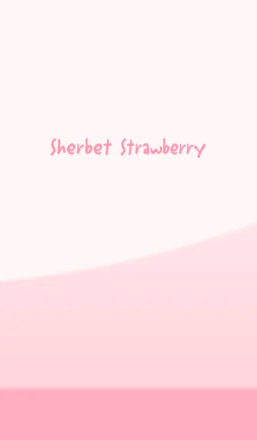 [LINE着せ替え] Sherbet Strawberryの画像1