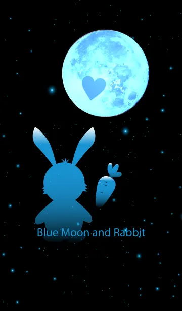 [LINE着せ替え] Blue Moon and Rabbit.の画像1