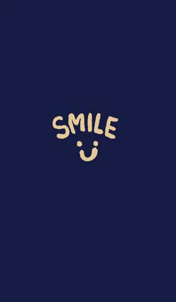 シンプルSMILE-紺-の着せ替えメイン画像