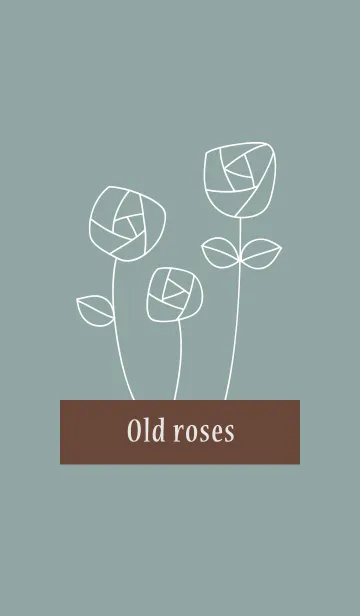 [LINE着せ替え] Old rosesの画像1
