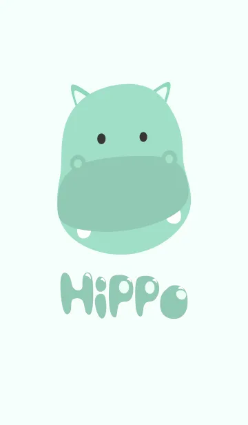 [LINE着せ替え] シンプルハッピーミントカバの画像1