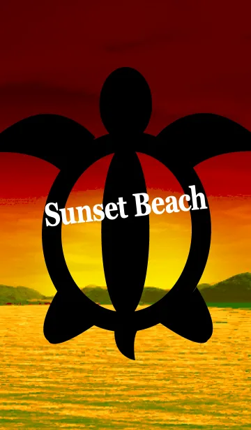 [LINE着せ替え] ★SUNSET BEACHの画像1