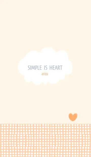 SIMPLE IS HEART anzuの着せ替えメイン画像