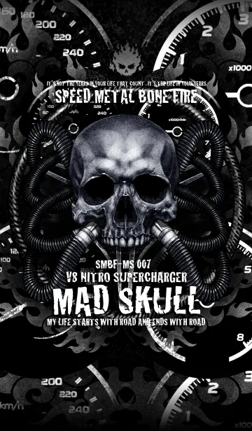 [LINE着せ替え] マッドスカル V8 007の画像1