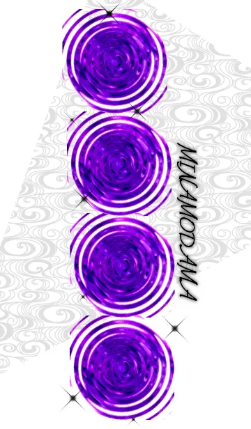 [LINE着せ替え] MINAMODAMA-Purple-の画像1
