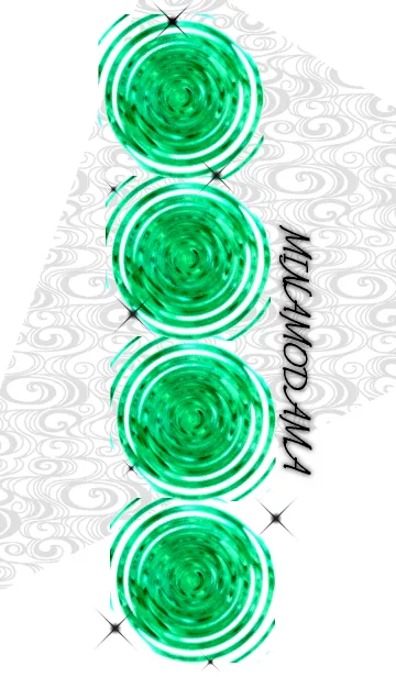 [LINE着せ替え] MINAMODAMA -Green-の画像1