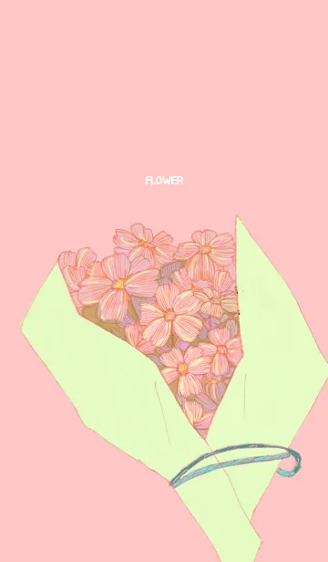 [LINE着せ替え] ピンク 花の画像1