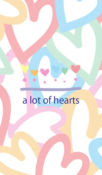 [LINE着せ替え] A lot of hearts 1.3の画像1