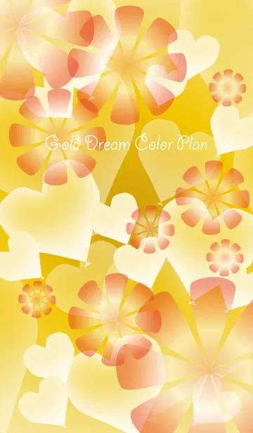 [LINE着せ替え] Gold Dream Color Planの画像1