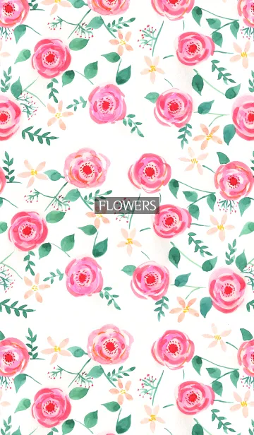 water color flowers_199の着せ替えメイン画像