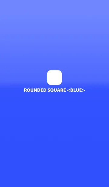 [LINE着せ替え] ROUNDED SQUARE <BLUE>の画像1