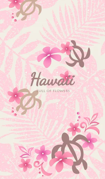 [LINE着せ替え] Hawaii full of flowersの画像1