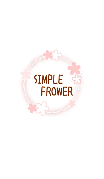 [LINE着せ替え] SIMPLE FROWERの画像1