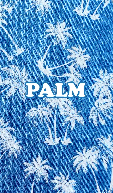 [LINE着せ替え] PALM ～Denim Cloth～の画像1