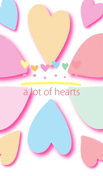 [LINE着せ替え] A lot of hearts 5.5の画像1