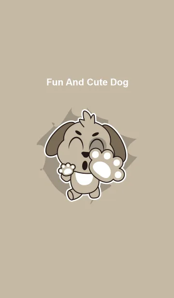 [LINE着せ替え] Fun and cute dogの画像1