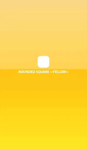 [LINE着せ替え] ROUNDED SQUARE <YELLOW>の画像1