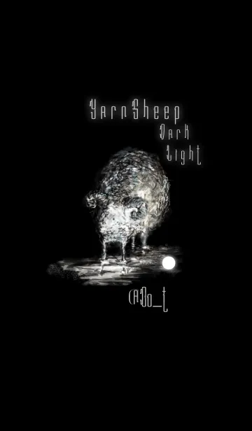 Yarn Sheep Dark Light.のLINE着せ替え