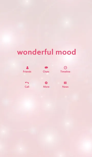 [LINE着せ替え] ロマンチックなピンクの画像1