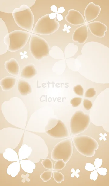 [LINE着せ替え] Letters Cloverの画像1