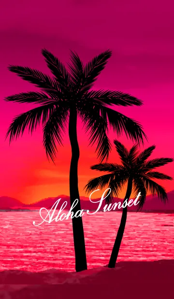 [LINE着せ替え] Aroha Sunset 7の画像1