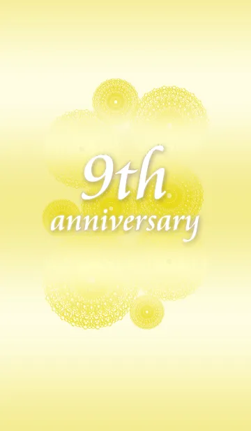 [LINE着せ替え] 9th anniversaryの画像1