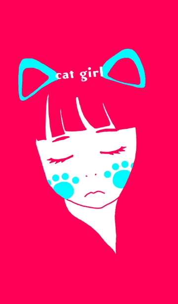 [LINE着せ替え] cat girl -cute-の画像1