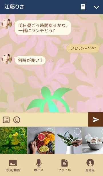 [LINE着せ替え] Aroha Island 18の画像4