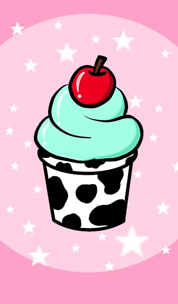 [LINE着せ替え] かわいいカップケーキの画像1