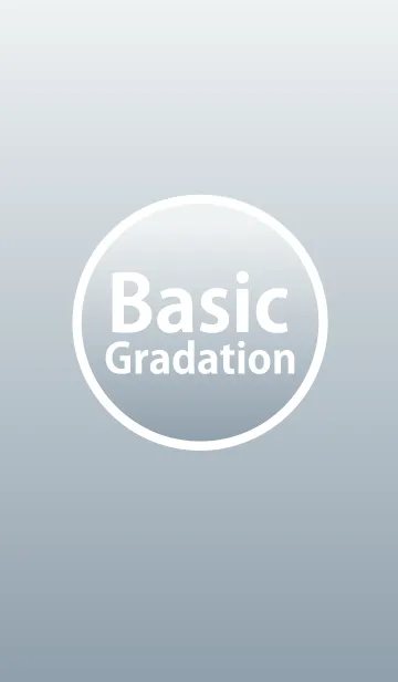 [LINE着せ替え] Basic Gradation Grayの画像1