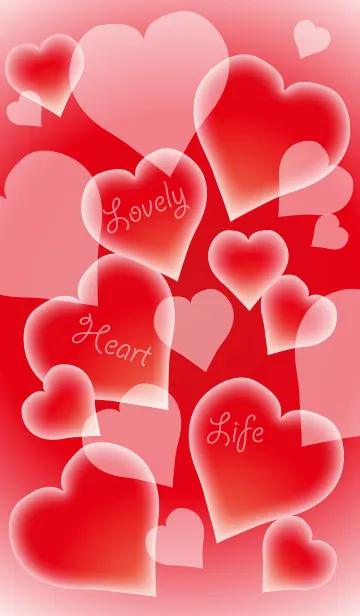 [LINE着せ替え] Lovely Heart Lifeの画像1