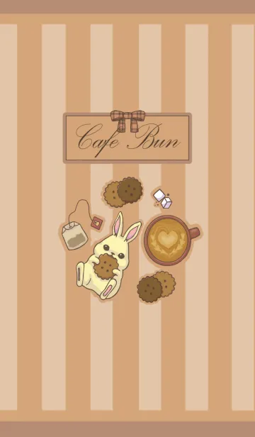 [LINE着せ替え] Cafe Bunの画像1