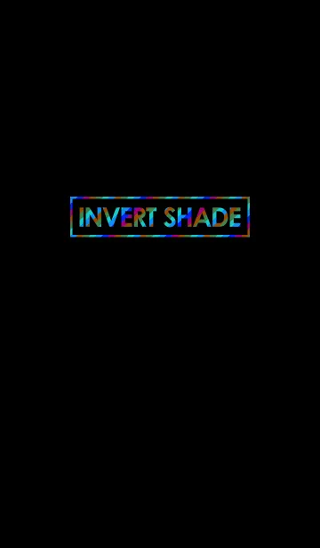 [LINE着せ替え] Invert Shade in Blackの画像1