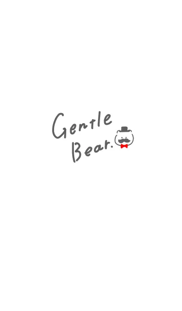 [LINE着せ替え] gentle bearの画像1