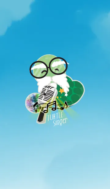 [LINE着せ替え] Turtle Singerの画像1