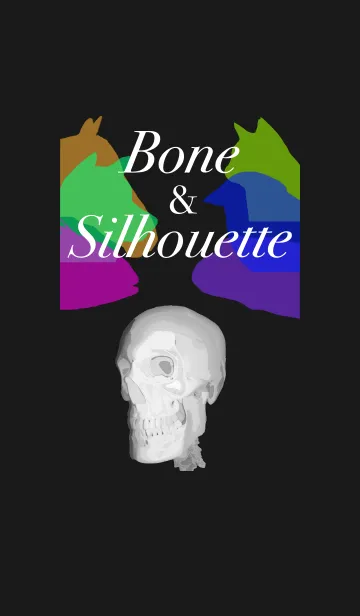 [LINE着せ替え] Bone ＆ Silhouetteの画像1