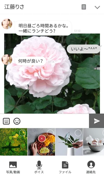 [LINE着せ替え] My garden, My rose_Masako Eglantine_3の画像4