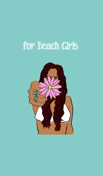[LINE着せ替え] World Beach Girls！の画像1
