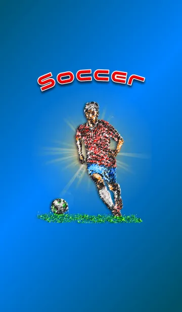[LINE着せ替え] サッカー魂の画像1