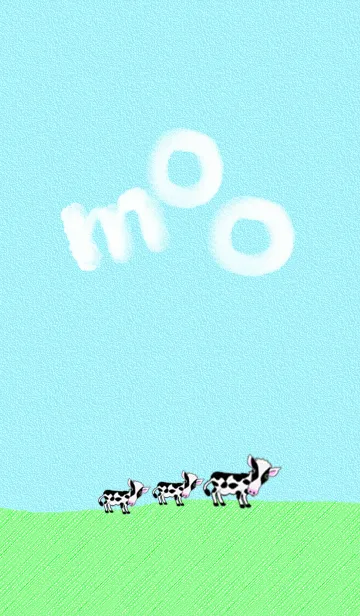 [LINE着せ替え] Cow！moo！の画像1