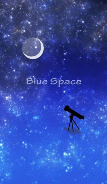 [LINE着せ替え] Blue Spaceの画像1
