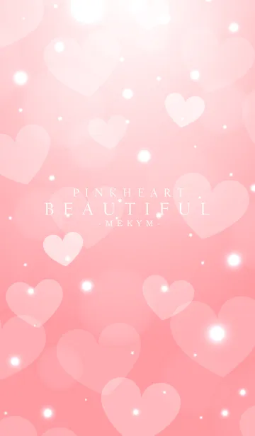 [LINE着せ替え] B E A U T I F U L -PINK HEART-の画像1