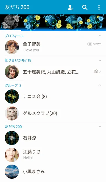 [LINE着せ替え] Fashionable girls -Yellow ＆ Skyblue-の画像2