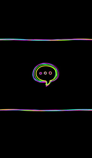 [LINE着せ替え] Simple rainbow colorの画像1