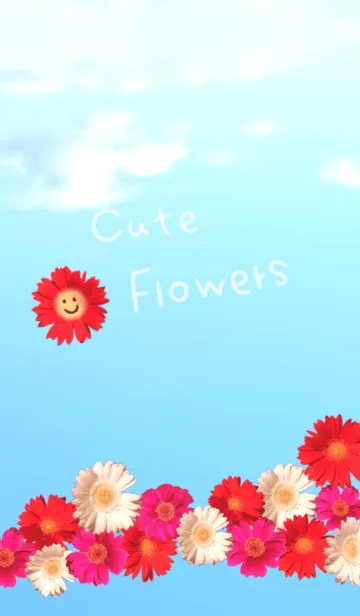[LINE着せ替え] Cute flowersの画像1