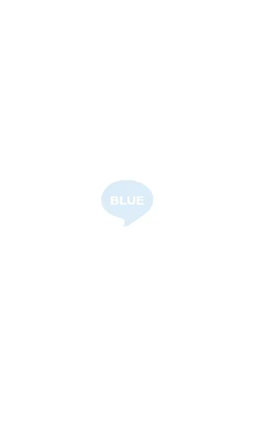[LINE着せ替え] シンプルなパステルブルーのきせかえの画像1
