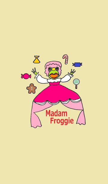 [LINE着せ替え] フロッギィバレリーナ ~Madam Froggy~の画像1
