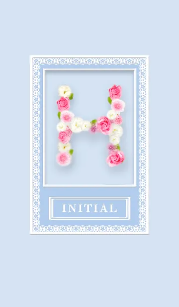イニシャルH✿薔薇の着せ替えメイン画像